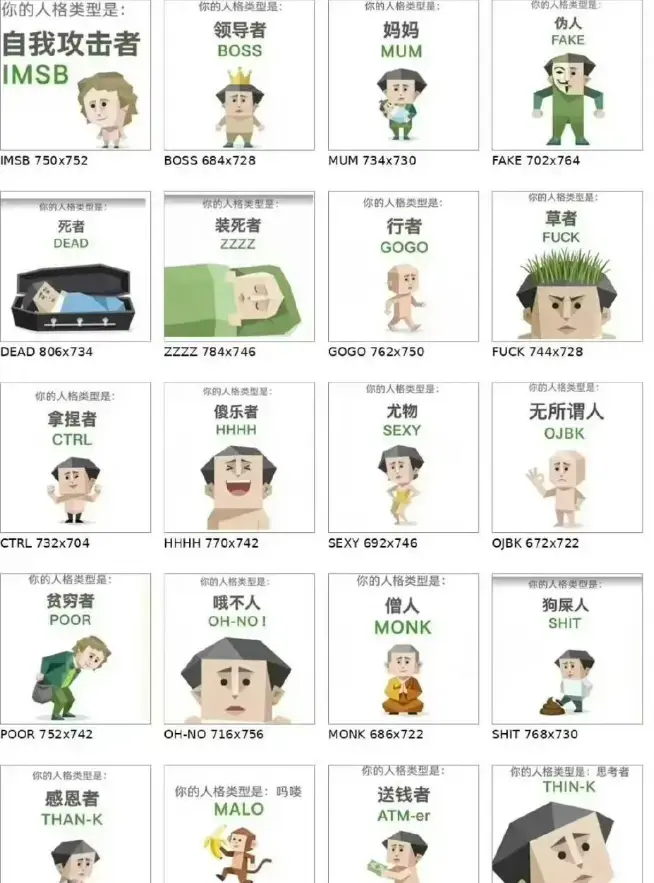 《SBTI人格测试》直通链接-实时更新-微信疯传在线测试玩法-解锁职场人格-MBTI不香了！